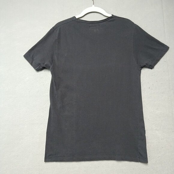 Zara Graphic T-Shirt Mens M Charcoal Lightweight Breathable Cotton Streetwear - Picture 6 of 6